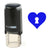 Keyhole Heart Stamp