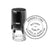 Round Self-Inking Alaska Notary Stamp