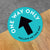 Follow Me This Way Arrow Floor Decal