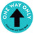 Follow Me This Way Arrow Floor Decal