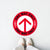 One Way Only Arrow Floor Decal