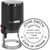 Round Self-Inking Indiana Notary Stamp