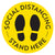 Social Distancing Floor Sticker