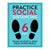 Practice Social Distancing Six Feet Decal