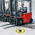 Forklift Parking Area Keep Clear Floor Decal