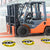 Use Caution Forklift Parking Floor Decal