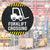 Forklift Crossing Floor Decal