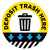 Yellow Deposit Trash Here Floor Decal