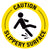 Caution Slippery Surface Floor Decal