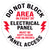 Do Not Block Area In Front of Electrical Panel Floor Decal