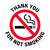 Thank You For Not Smoking Floor Decal