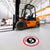 Forklift Speed Limit Floor Decal