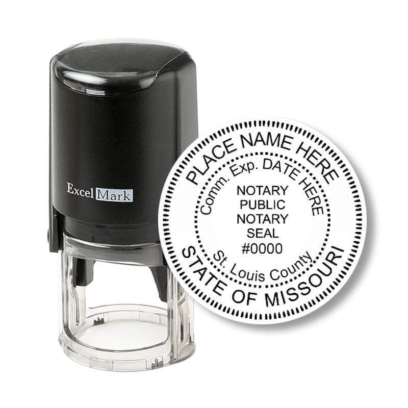 Notary Stamp Missouri Notary Stamp - Round Self-Inking